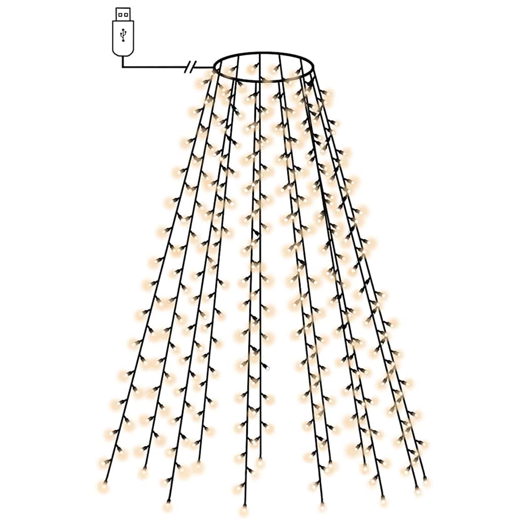 Christmas Tree Net Lights with 150 LEDs Cold White 150 cm