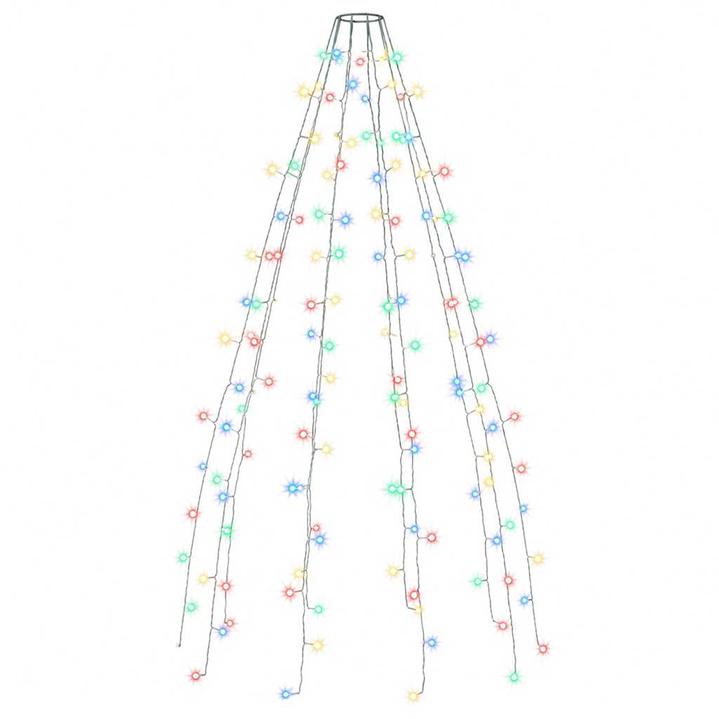 Christmas Tree Net Lights with 150 LEDs Colourful 150 cm