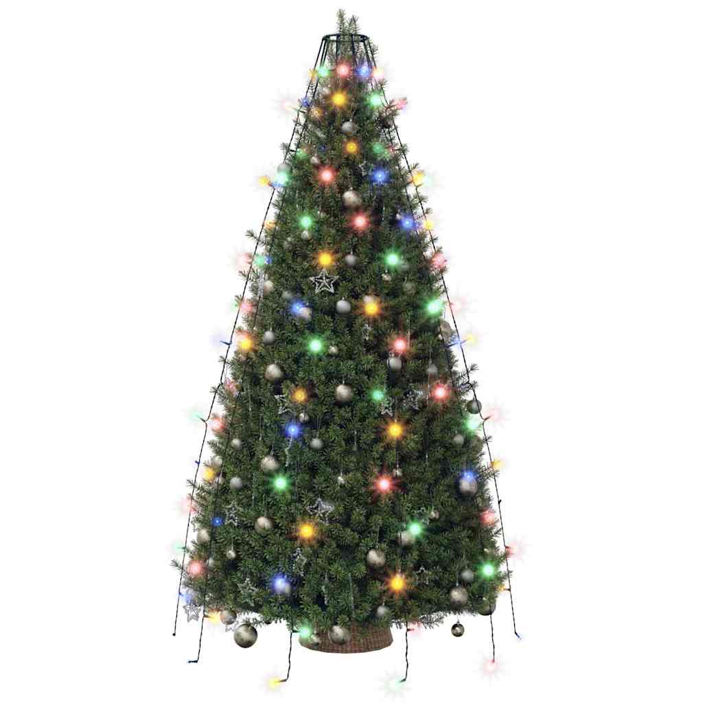 Christmas Tree Net Lights with 150 LEDs Colourful 150 cm