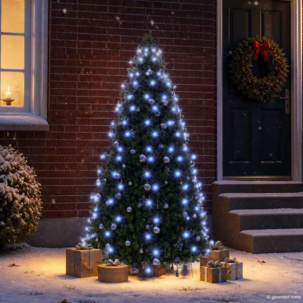 Tree Light | Blue | PVC | Suitable for 180 cm trees | Water-resistant