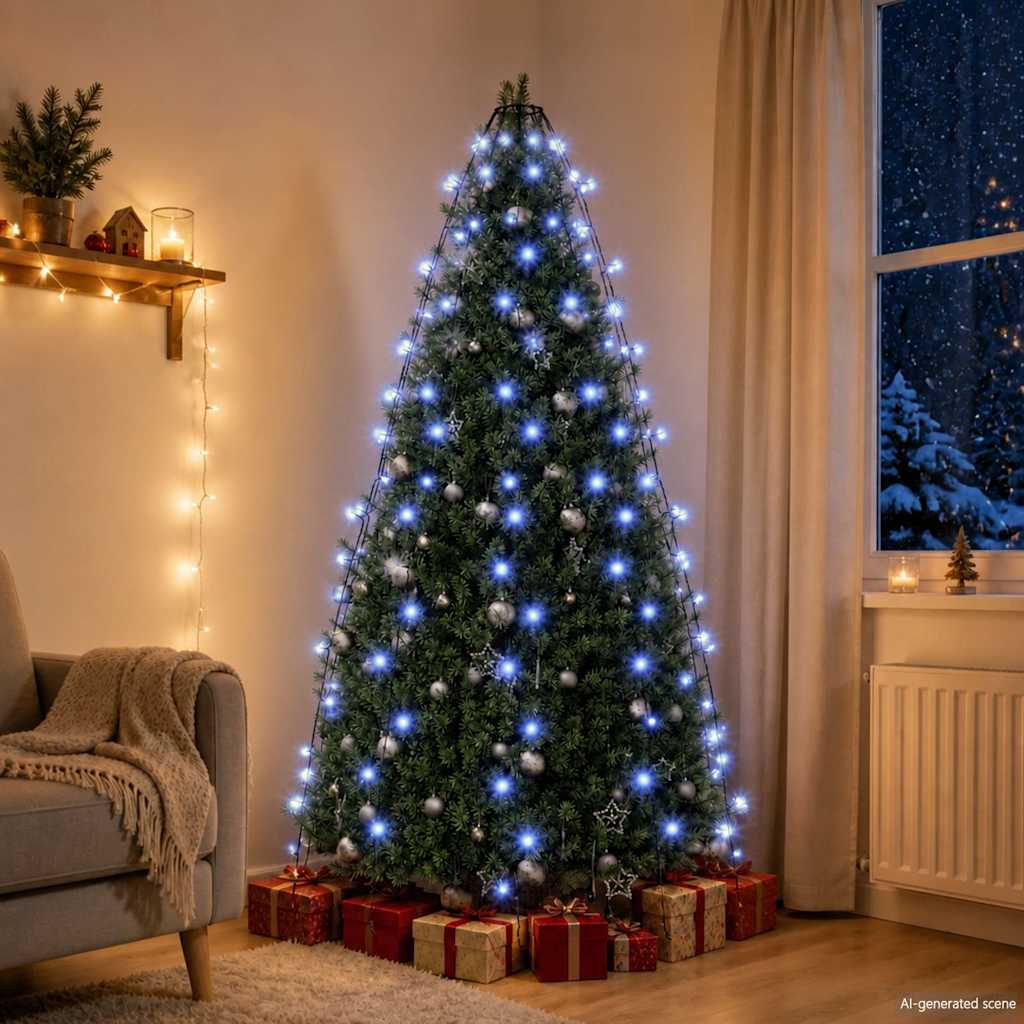 Tree Light | Blue | PVC | Suitable for 180 cm trees | Water-resistant