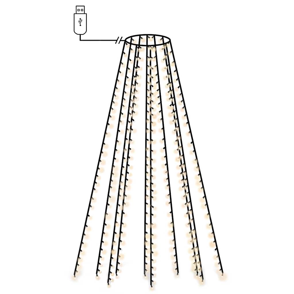 Christmas Tree Net Lights with 300 LEDs Cold White 300 cm