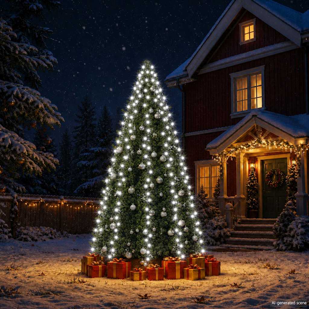 Tree Light | Cold White | PVC | For trees up to 300 cm