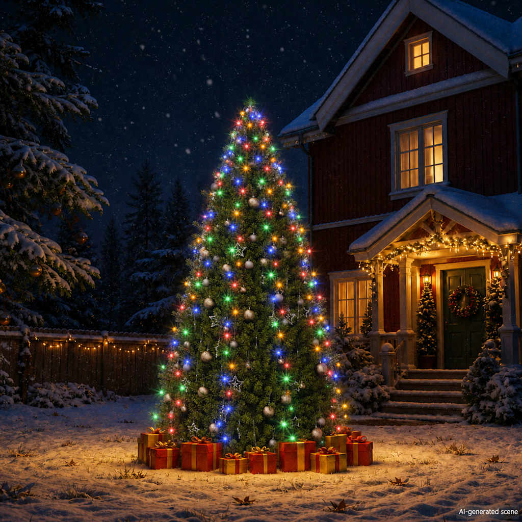 Tree Light | Colourful | PVC | Extra Tall | Colourful