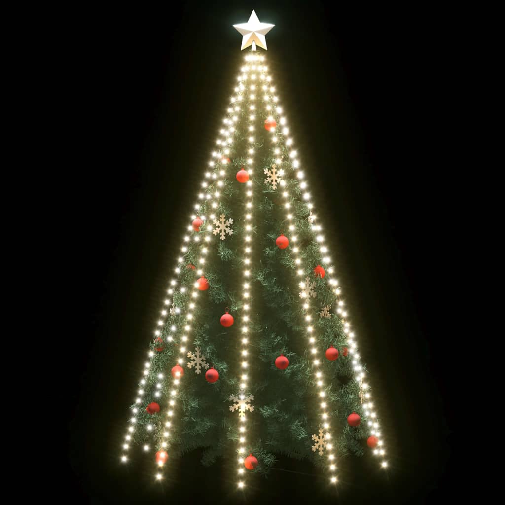 vidaXL Christmas Tree Net Lights with 400 LEDs Cold White 400 cm