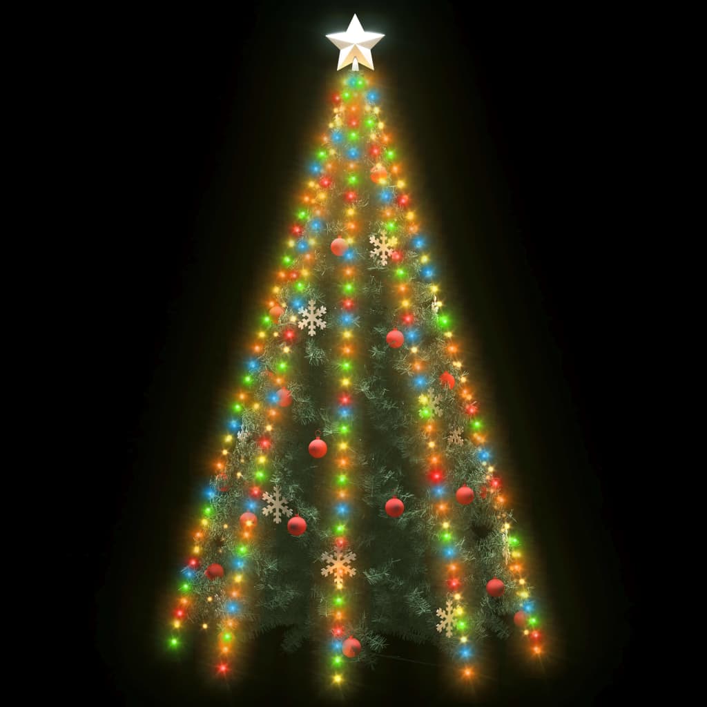 vidaXL Christmas Tree Net Lights with 400 LEDs Colourful 400 cm