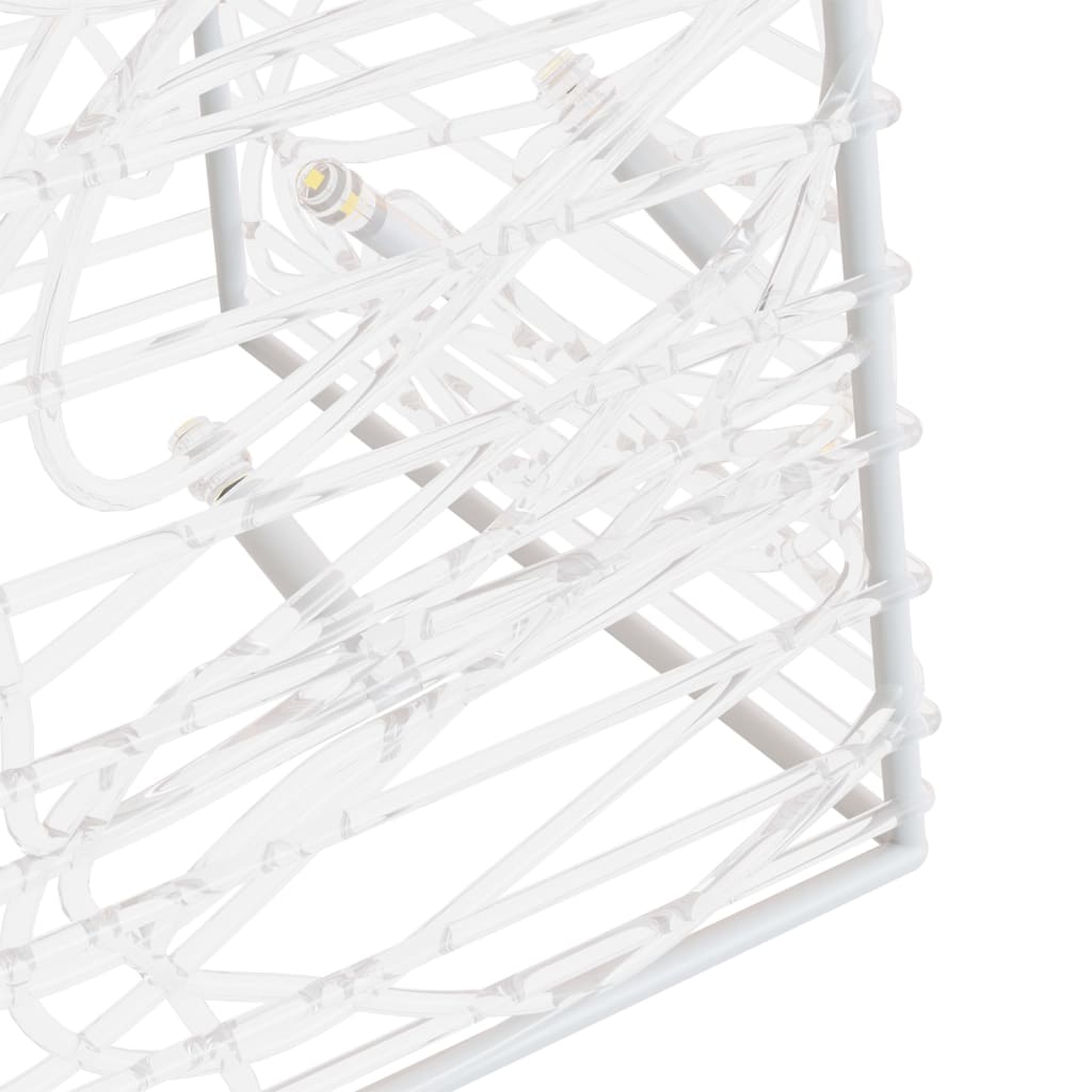 Cône de Lumière LED Décoratif Acrylique Blanc Chaud 90 cm