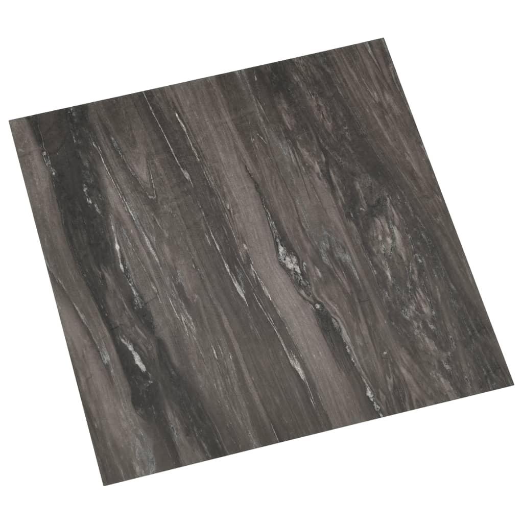 vidaXL Self-adhesive Flooring Planks 20 pcs PVC 1.86 m² Dark Grey