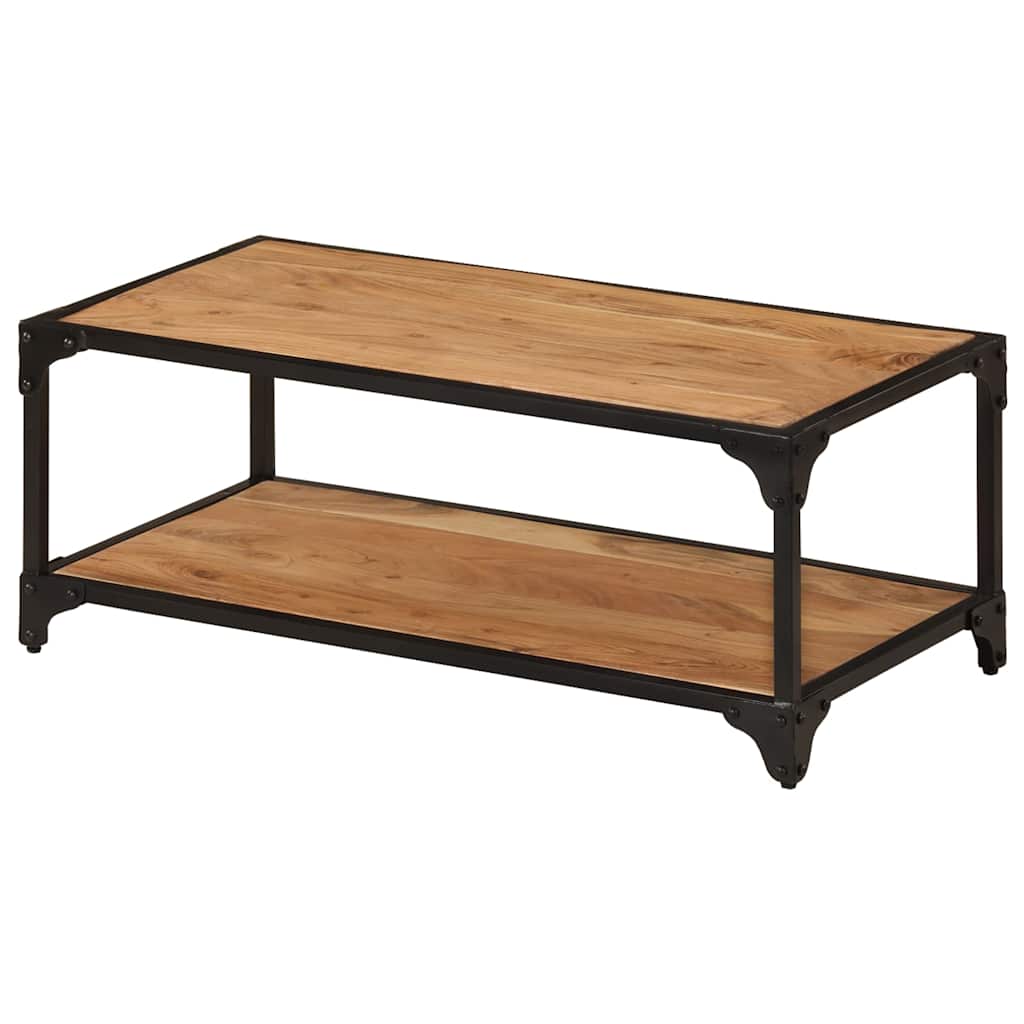 328264 vidaXL Coffee Table 90x45x35cm Solid Acacia Wood