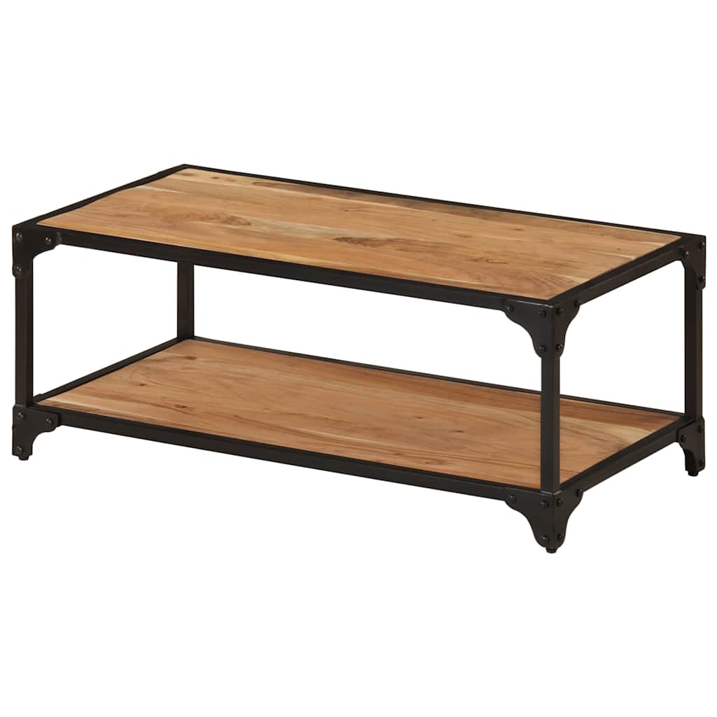 328264 vidaXL Coffee Table 90x45x35cm Solid Acacia Wood