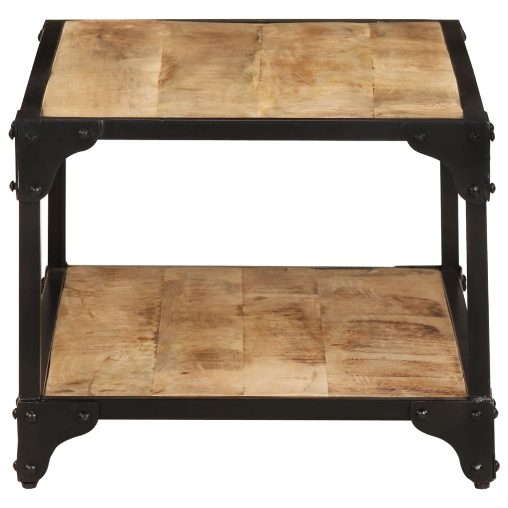 328265 vidaXL Coffee Table 90x45x35 cm Solid Rough Mango Wood