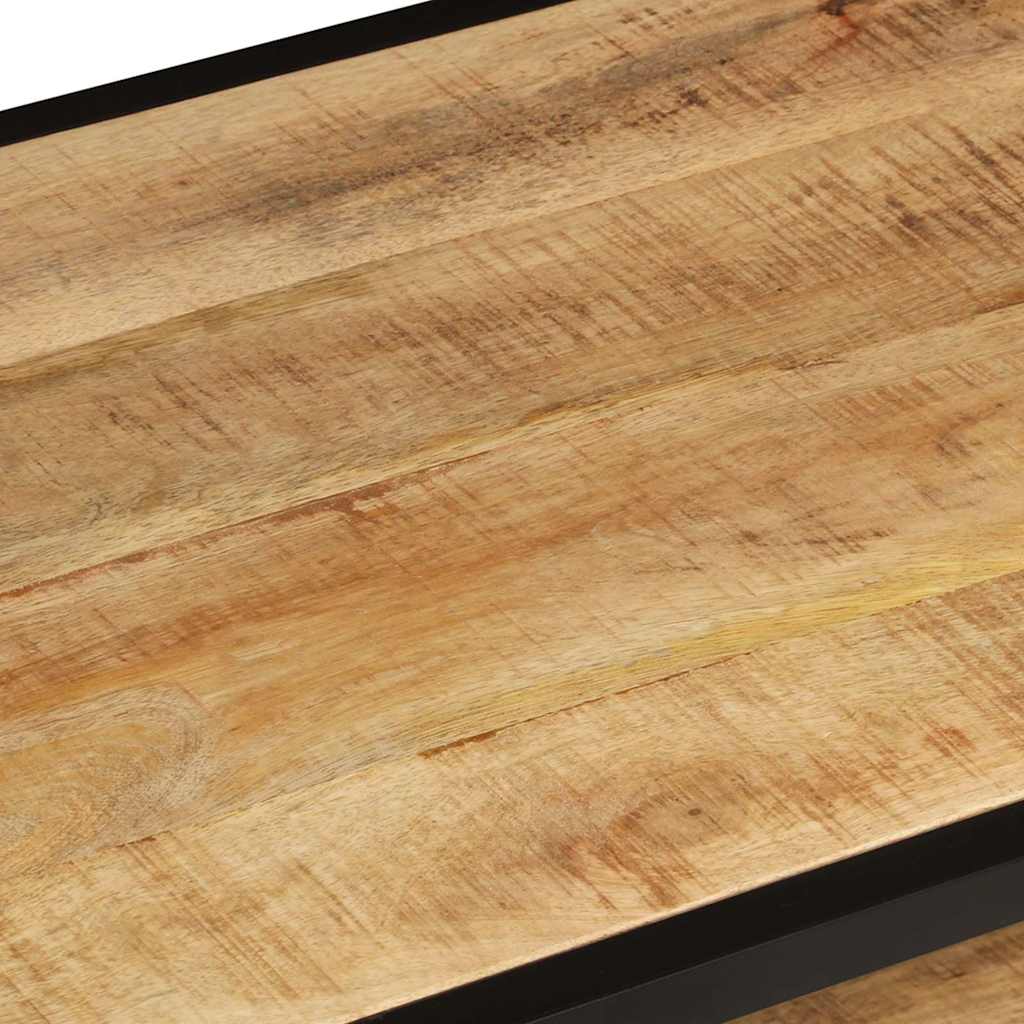 328265 vidaXL Coffee Table 90x45x35 cm Solid Rough Mango Wood