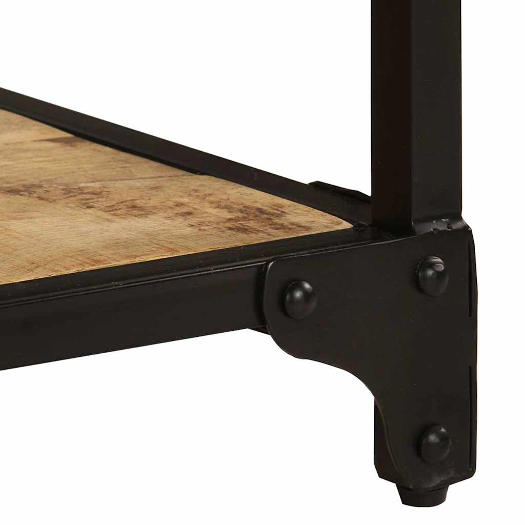328265 vidaXL Coffee Table 90x45x35 cm Solid Rough Mango Wood