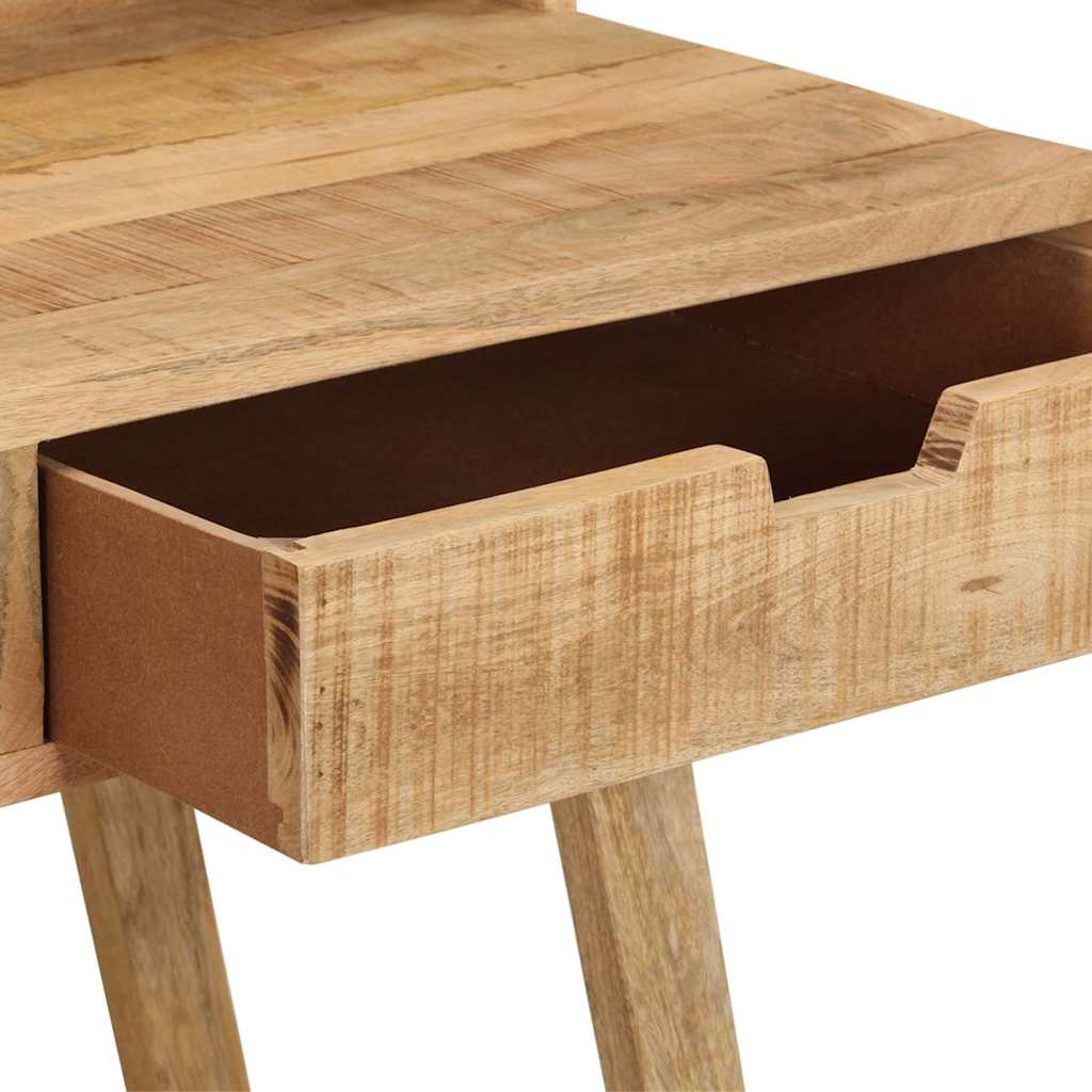 328269 vidaXL Desk 100x45x90 cm Solid Rough Mango Wood
