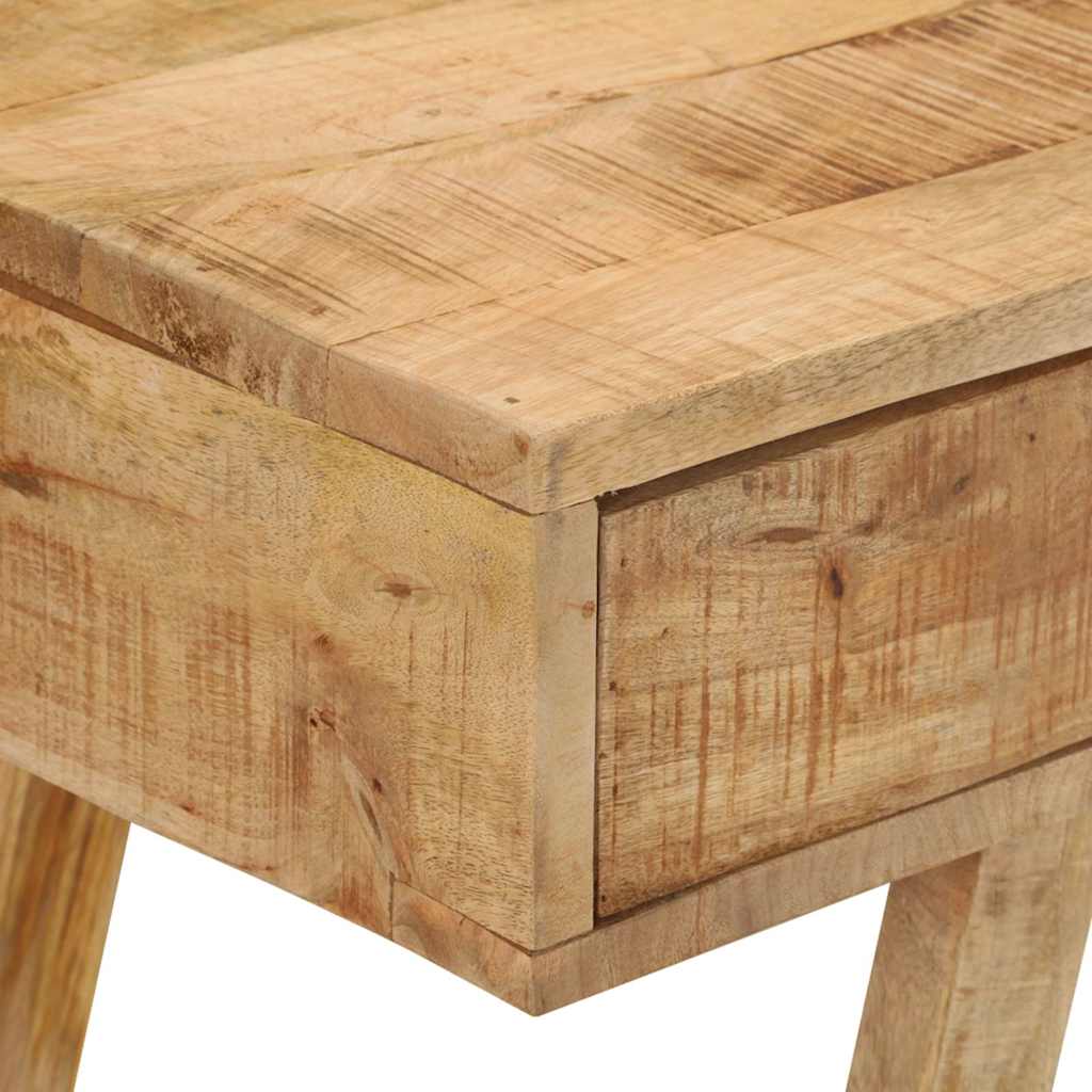 328269 vidaXL Desk 100x45x90 cm Solid Rough Mango Wood