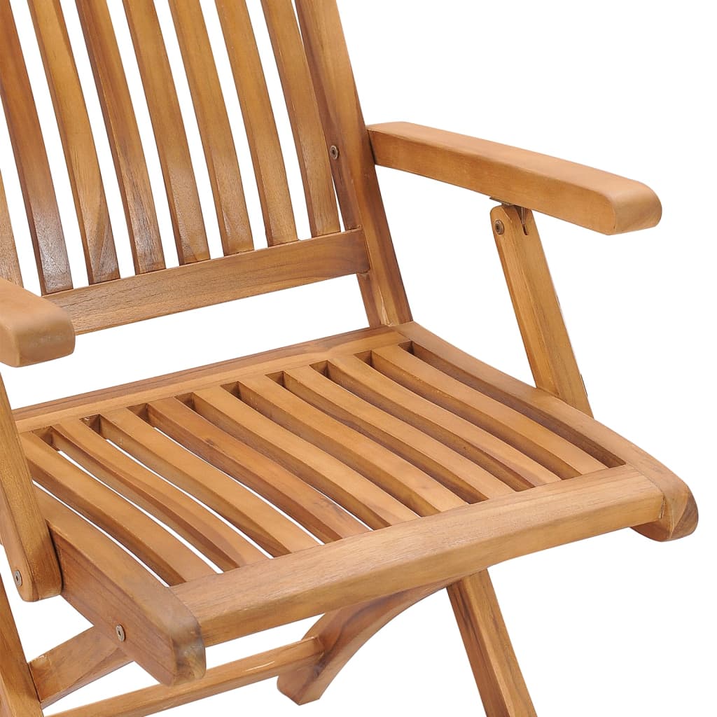 Garden Chair | Set of 4 | Teak | Solid Teak wood | Standard | Foldable