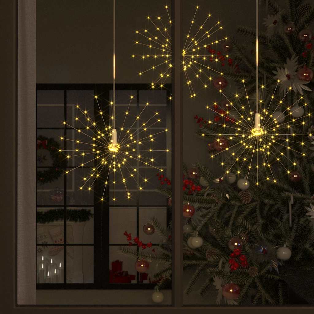 Christmas Firecrack Lights 10pcs Warm White 20 cm 1400LEDs