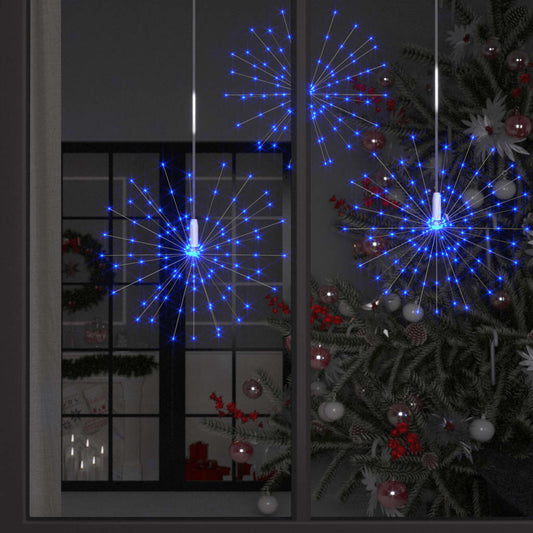 vidaXL Outdoor Christmas Firecrack Light Blue 20cm 140 LEDs