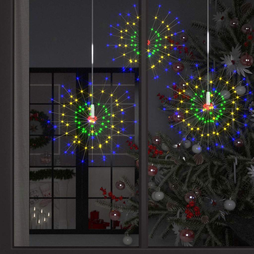 Christmas Firecrack Lights 2pcs Multicolour 20 cm 280 LEDs