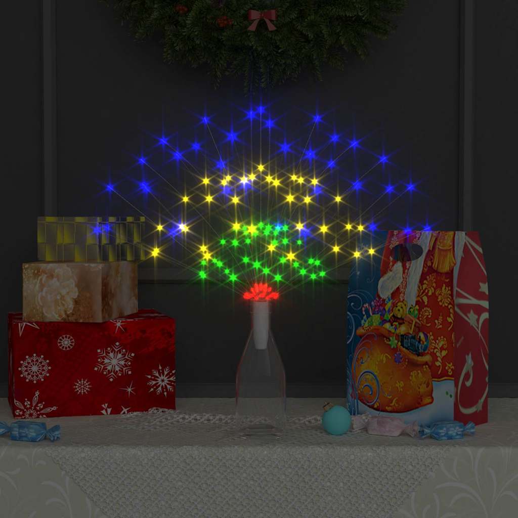Christmas Firecrack Lights 4pcs Multicolour 20 cm 560 LEDs