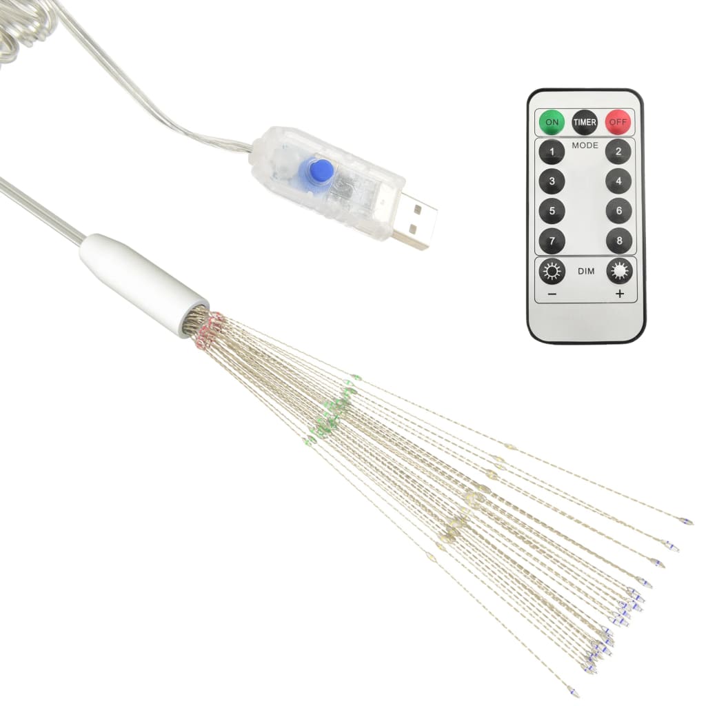 Kerstverlichting voor buiten 10st Multicolour 20cm1400LEDs