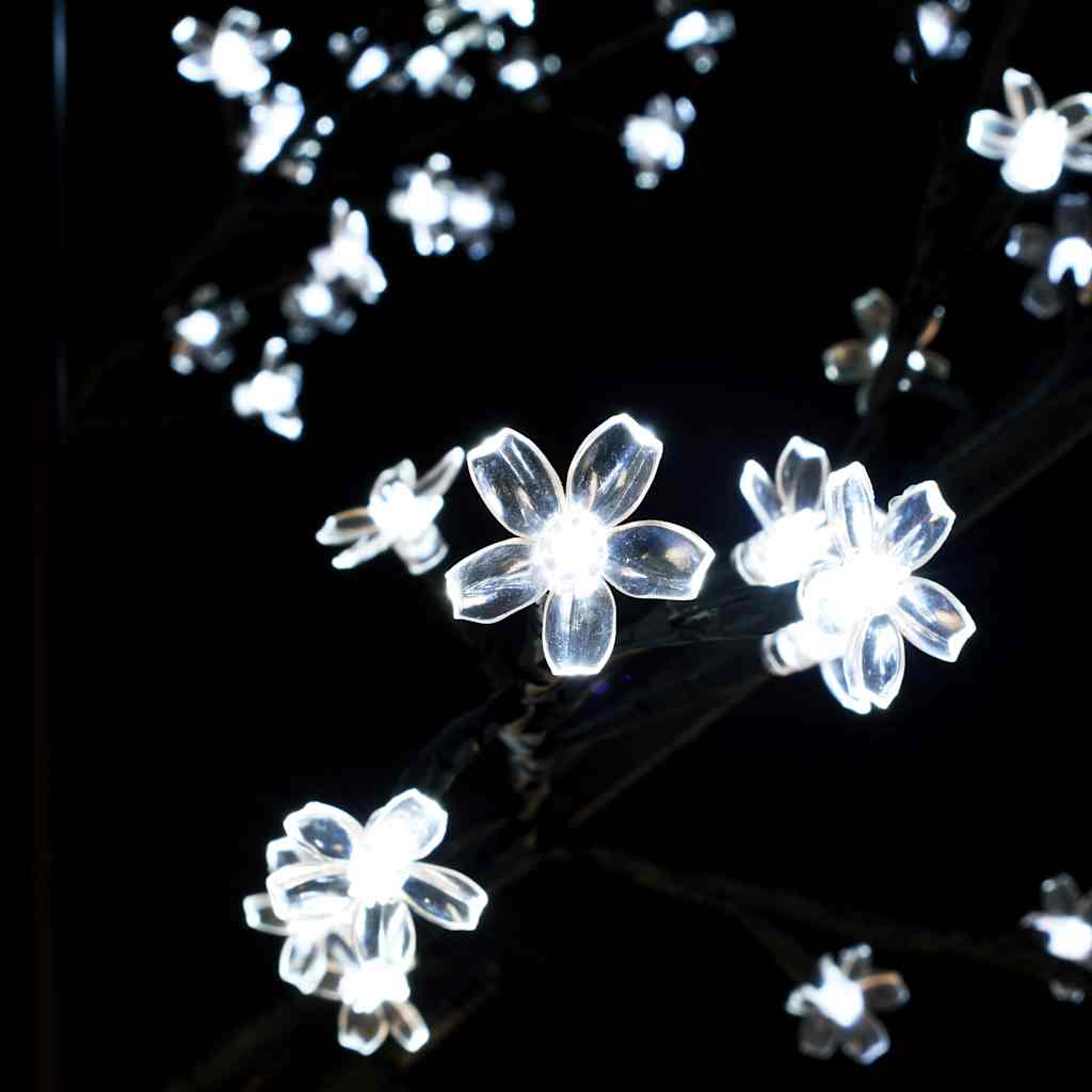 Christmas Tree 120 LEDs Cold White Light Cherry Blossom 150 cm