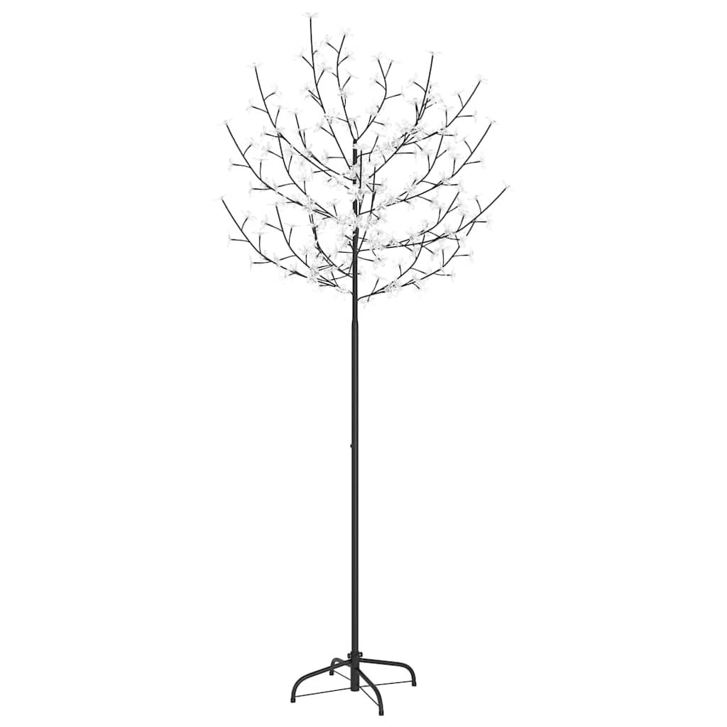 Christmas Tree 200 LEDs Blue White Light Cherry Blossom 180 cm