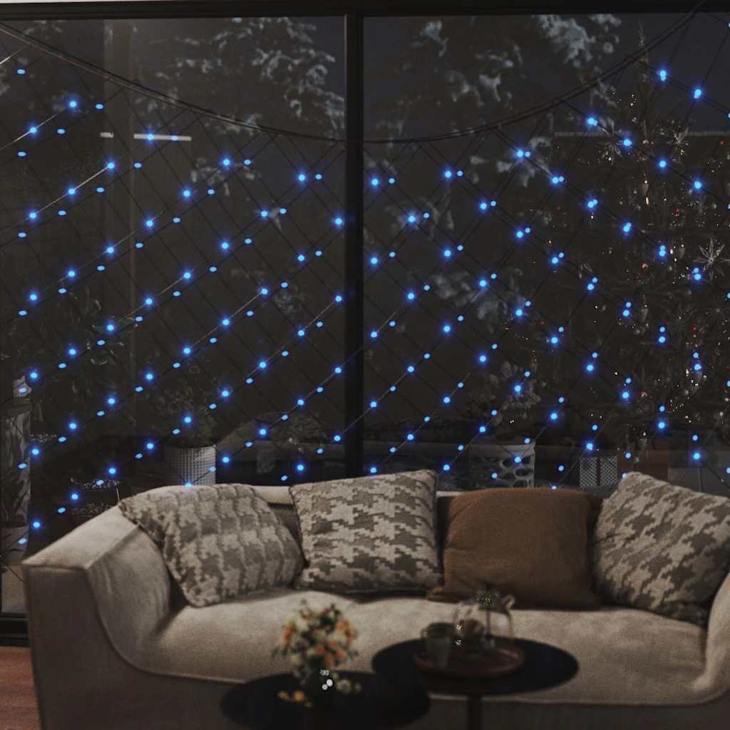 Christmas Net Light Blue 3x2 m 204 LED Indoor Outdoor