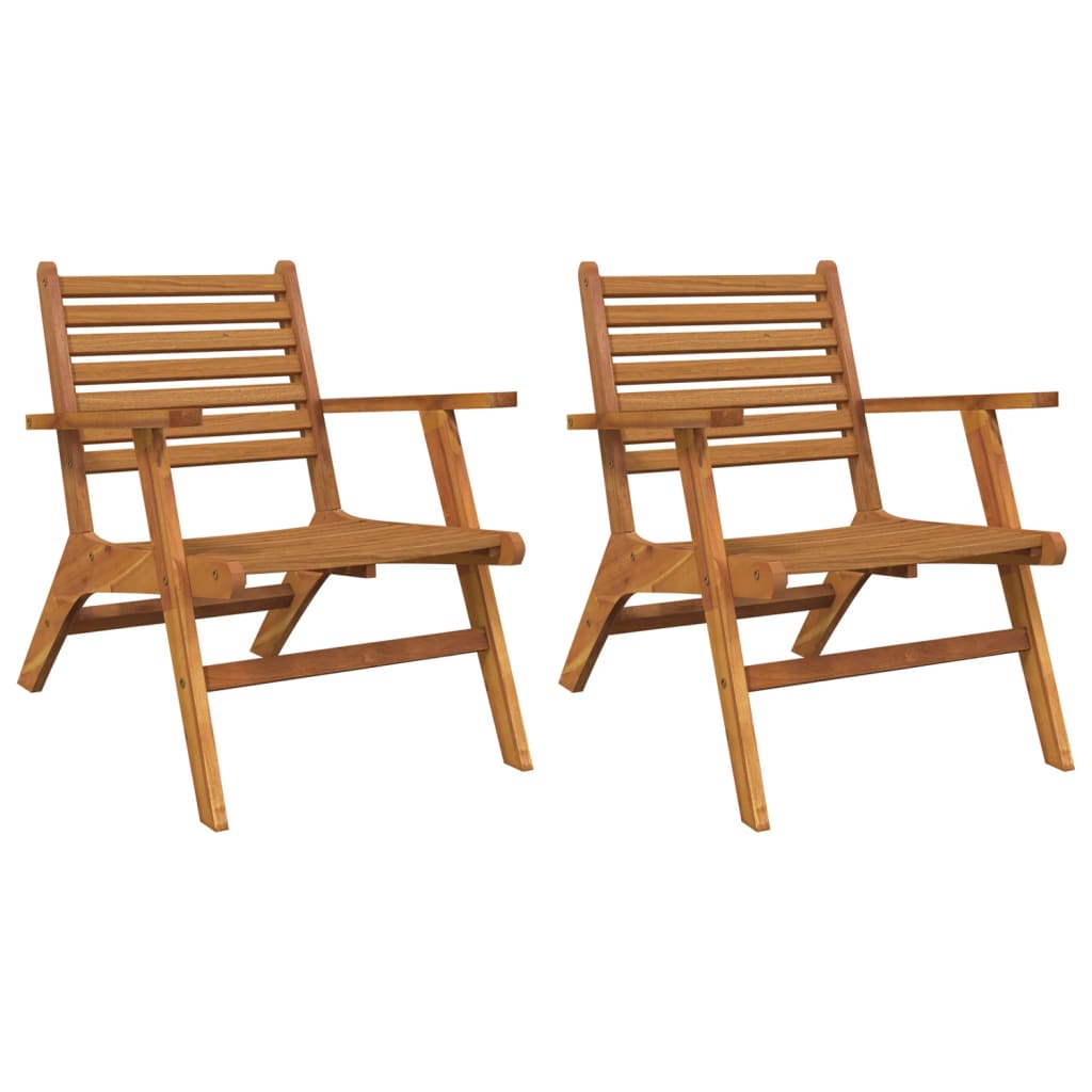 Garden Chair | Brown | Solid acacia wood | Standard | Durable