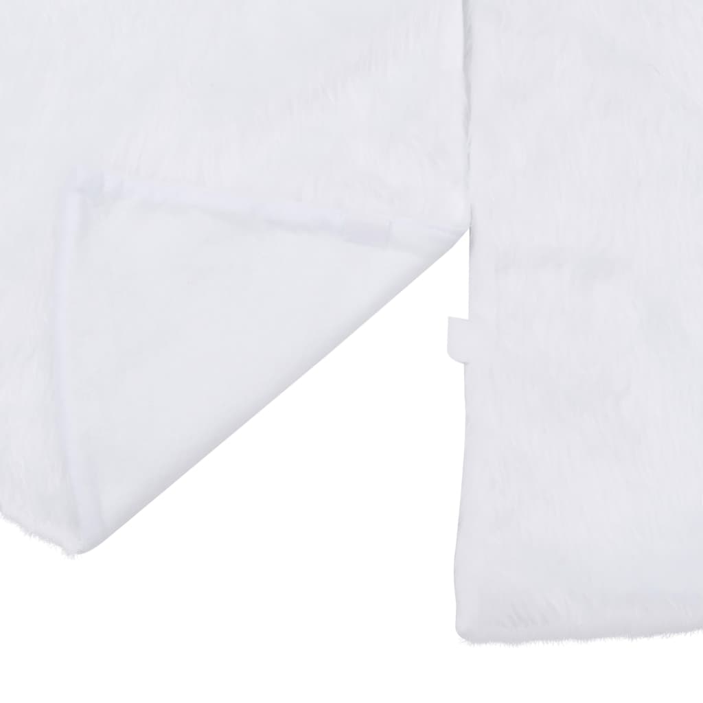 Christmas Tree Skirt | White | Faux fur, Non-woven fabric | 150 cm