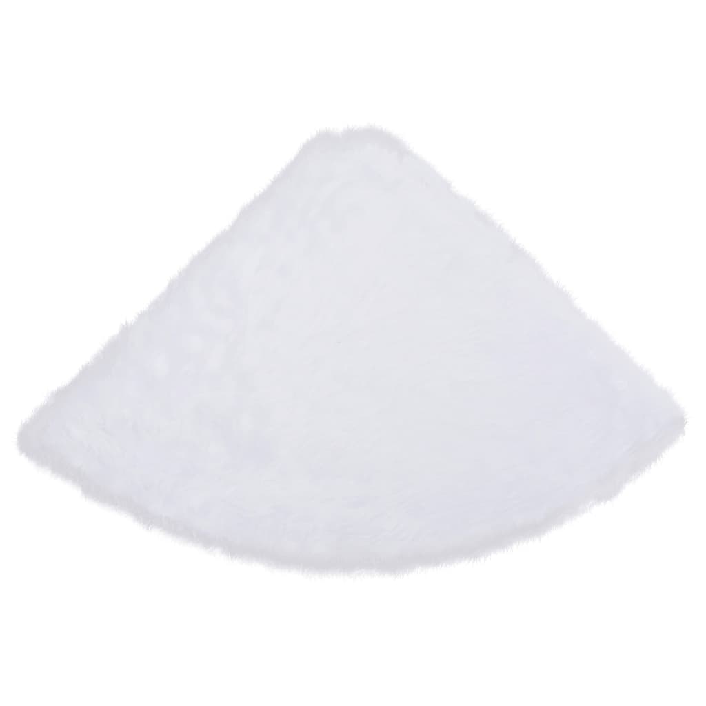 Christmas Tree Skirt | White | Faux fur, Non-woven fabric | 150 cm