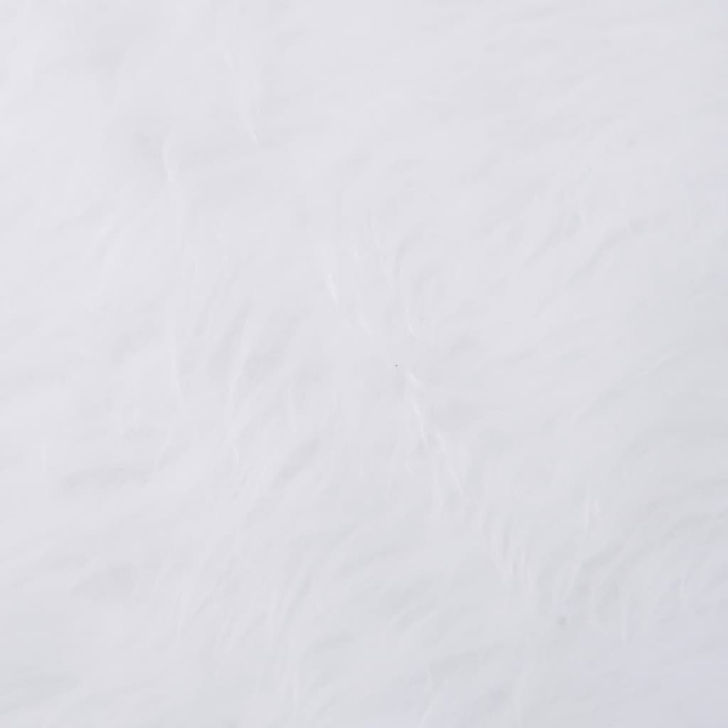 Christmas Tree Skirt | White | Faux fur, Non-woven fabric | 150 cm