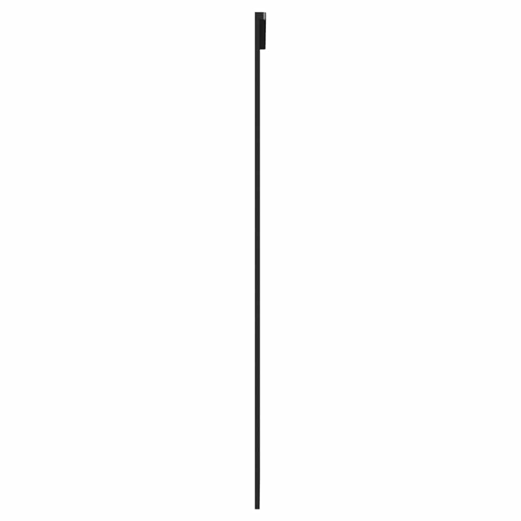 151014 vidaXL Sliding Door ESG Glass and Aluminium 76x205 cm Black