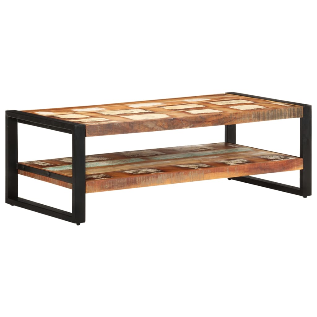 329245 vidaXL Coffee Table 120x60x40 cm Solid Reclaimed Wood