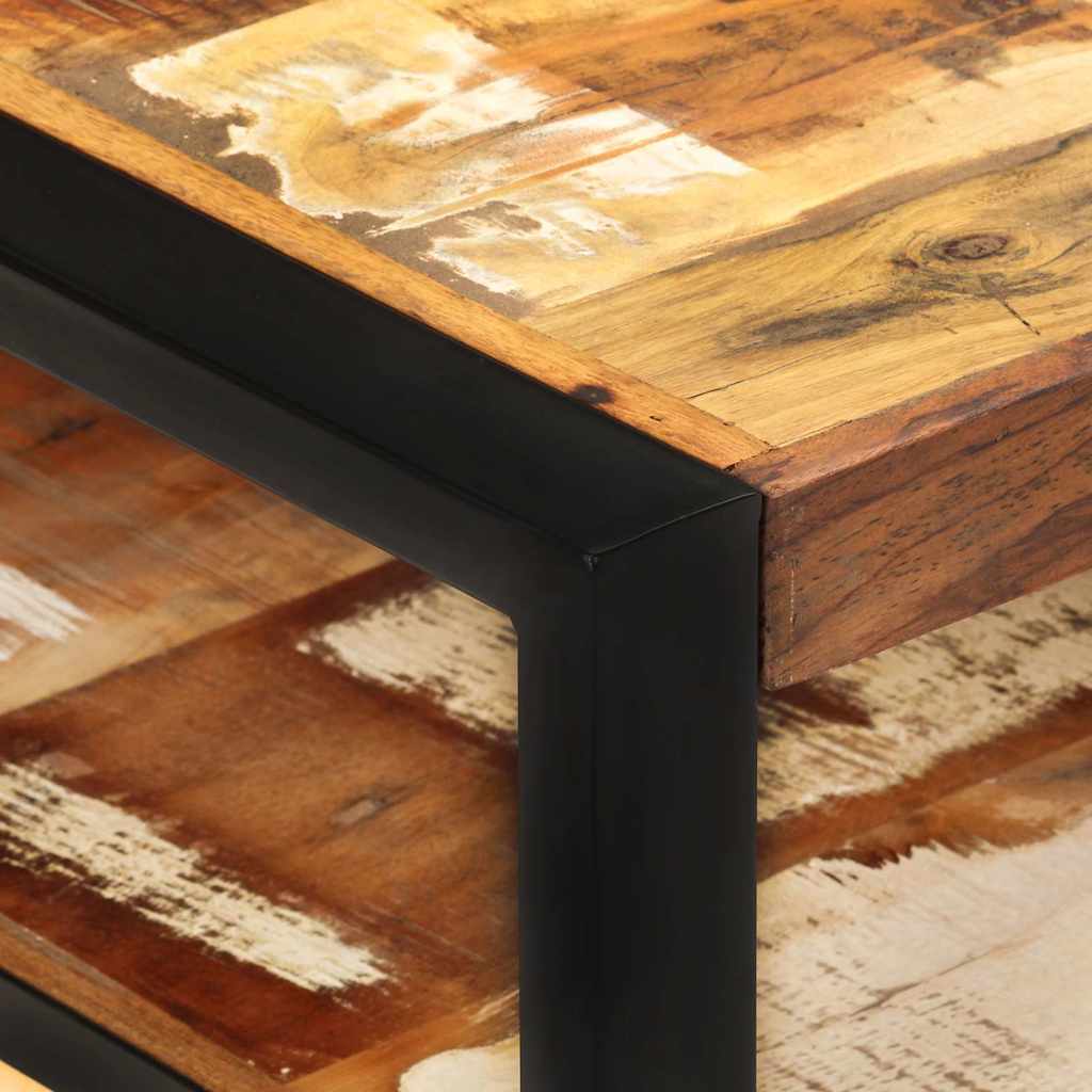 329245 vidaXL Coffee Table 120x60x40 cm Solid Reclaimed Wood