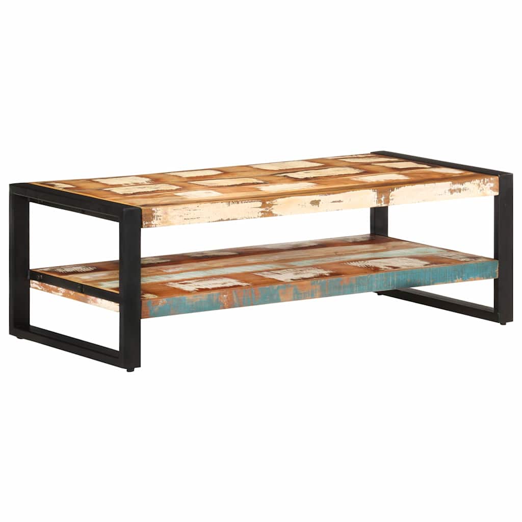329245 vidaXL Coffee Table 120x60x40 cm Solid Reclaimed Wood