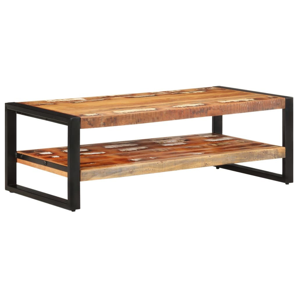 329245 vidaXL Coffee Table 120x60x40 cm Solid Reclaimed Wood