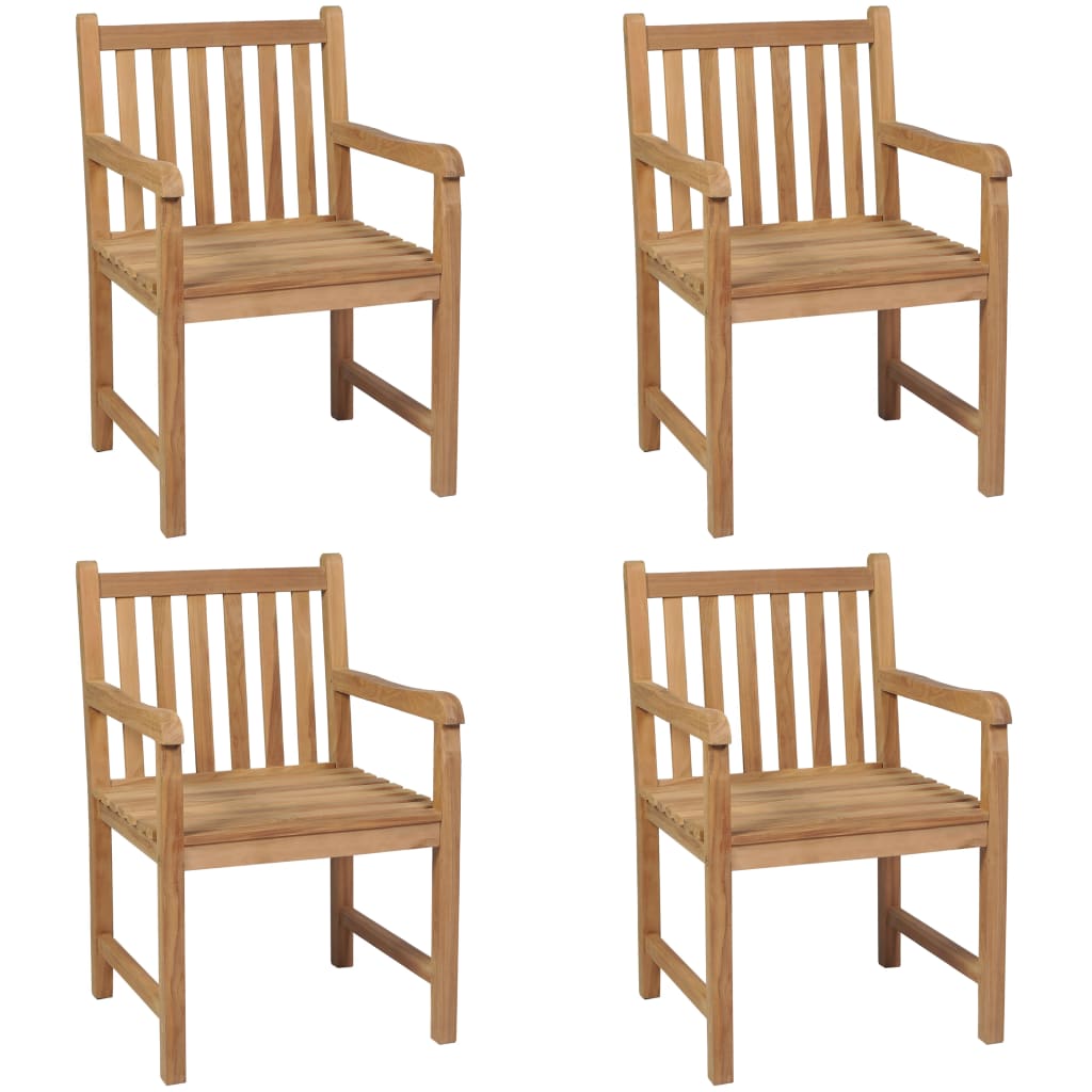 Outdoor Chair | Set of 4 | Brown