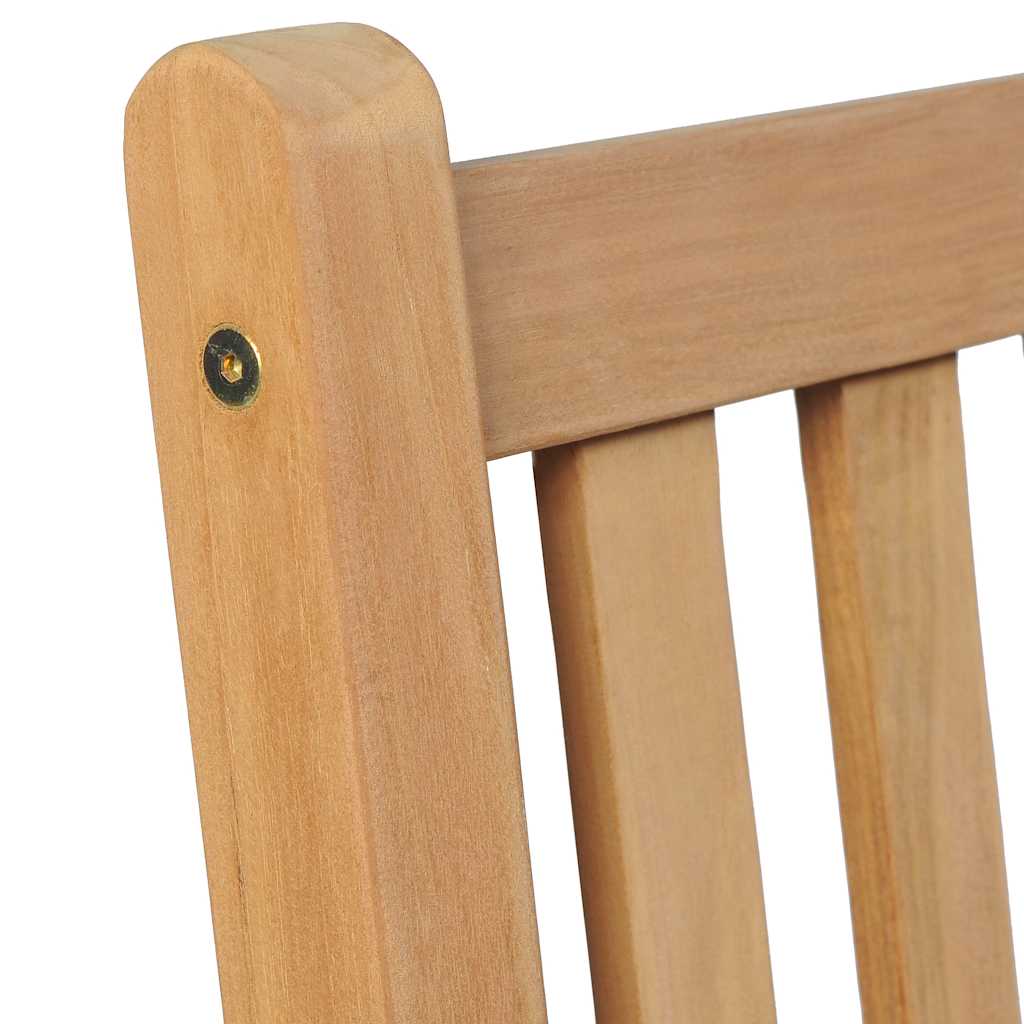 Outdoor Chair | Set of 8 | Brown | Solid teak wood | Medium | Durable