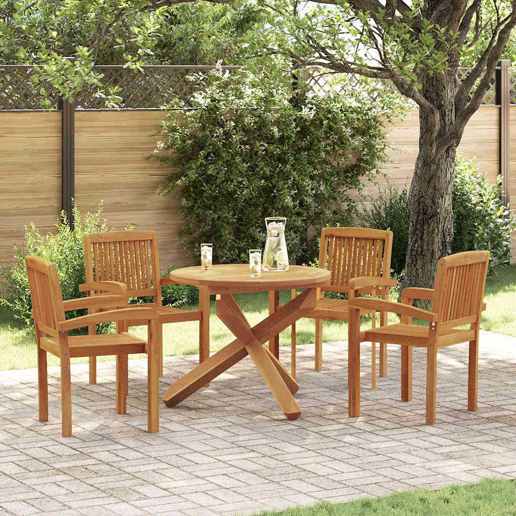 Garden Dining Set | Natural Teak | Solid teak wood | Standard