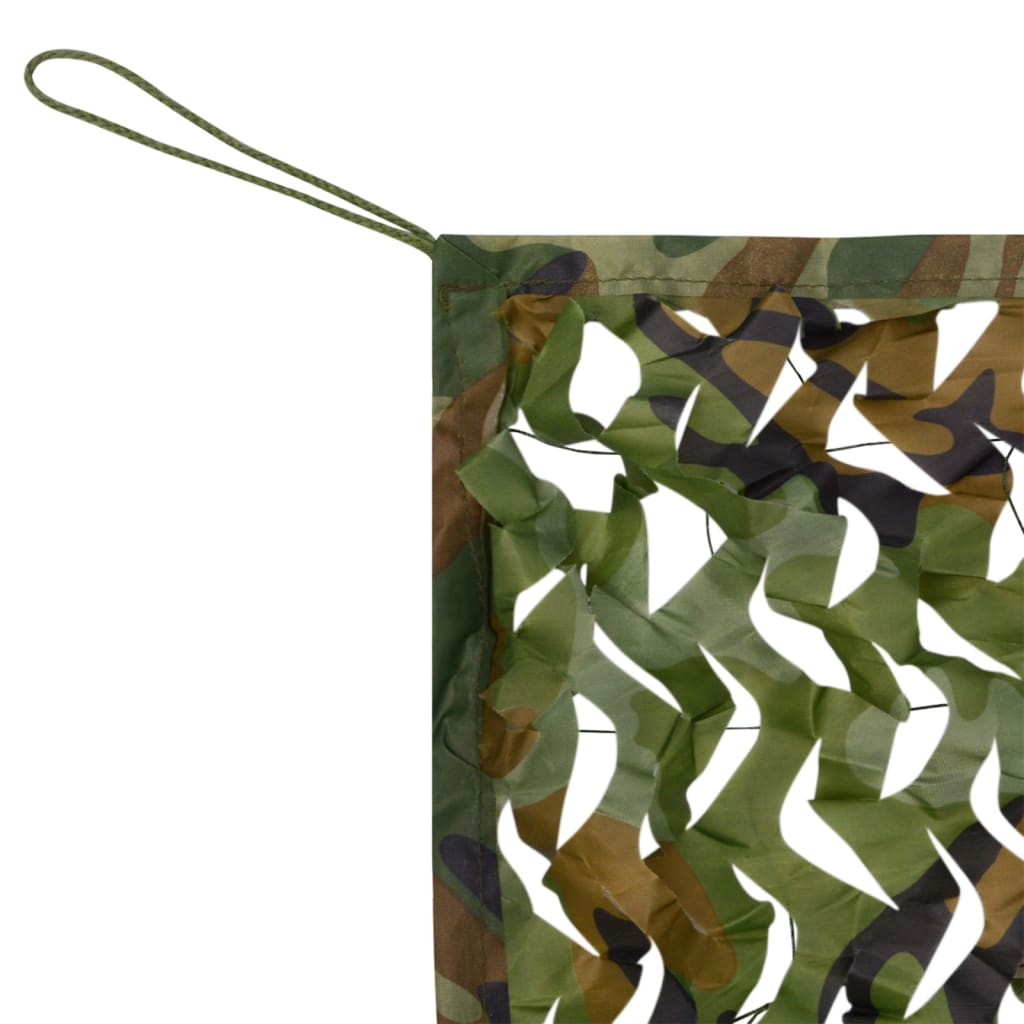 vidaXL Camouflage Net with Storage Bag 2x3 m Green