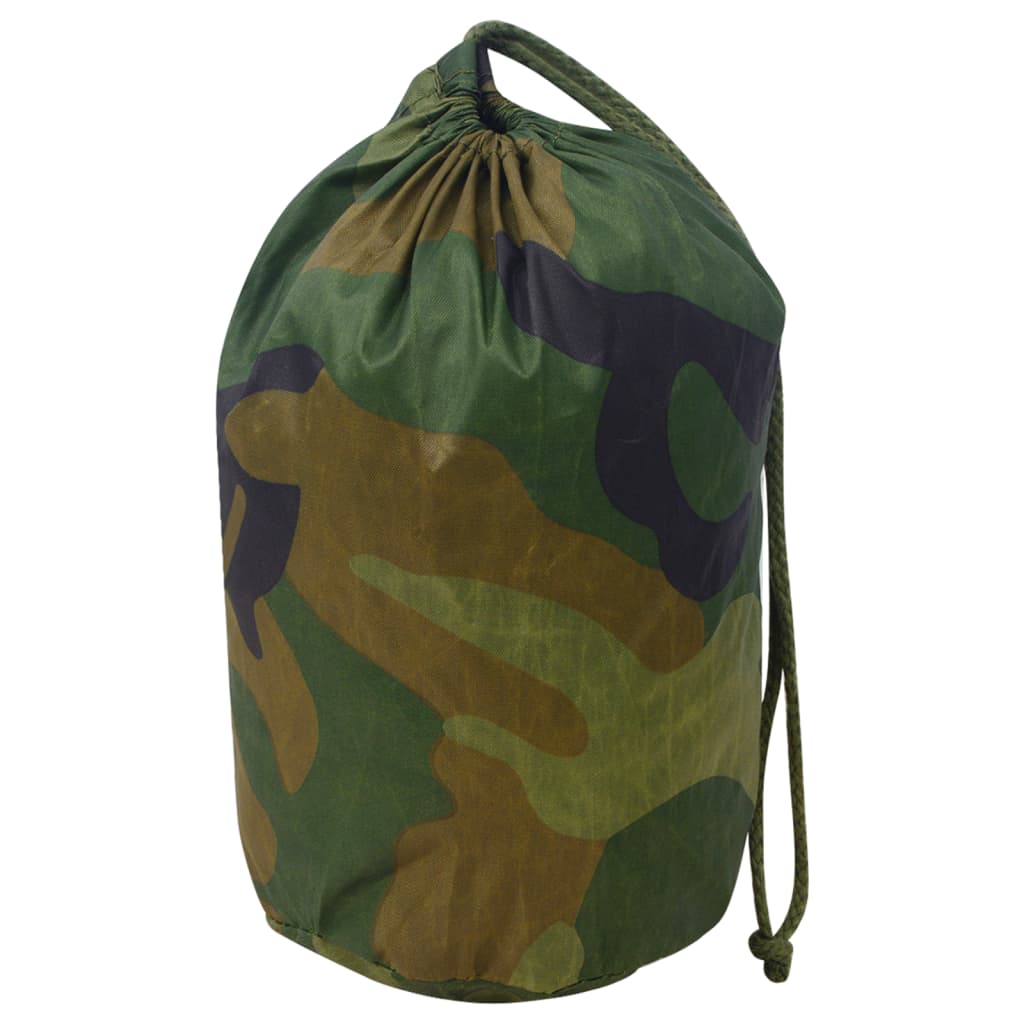 vidaXL Camouflage Net with Storage Bag 3x7 m Green