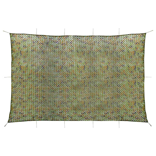 Camouflage Net with Storage Bag 5x6 m Green