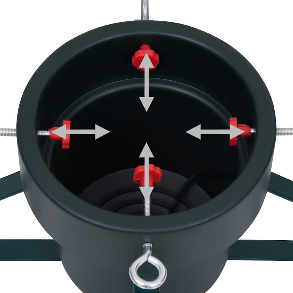 331309 vidaXL Christmas Tree Stand Black 46x46x19 cm