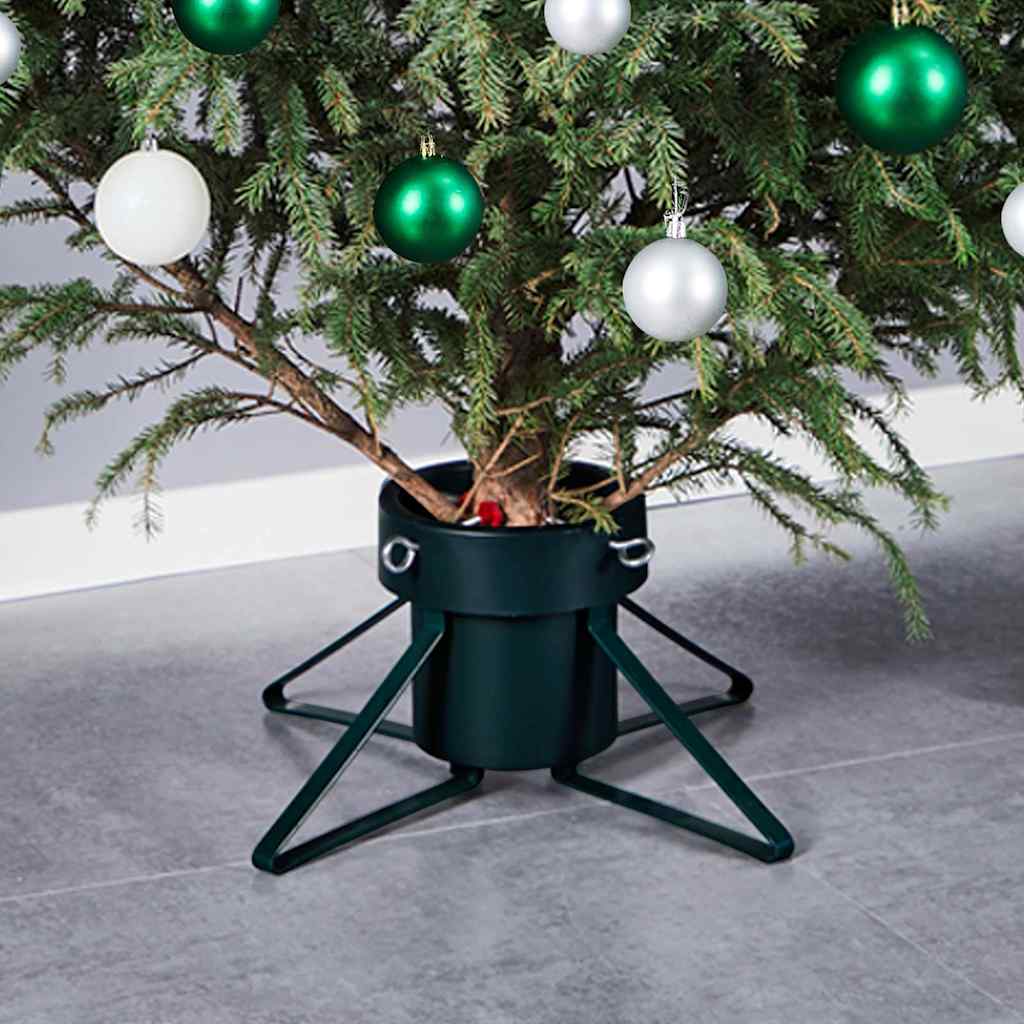 331309 vidaXL Christmas Tree Stand Black 46x46x19 cm