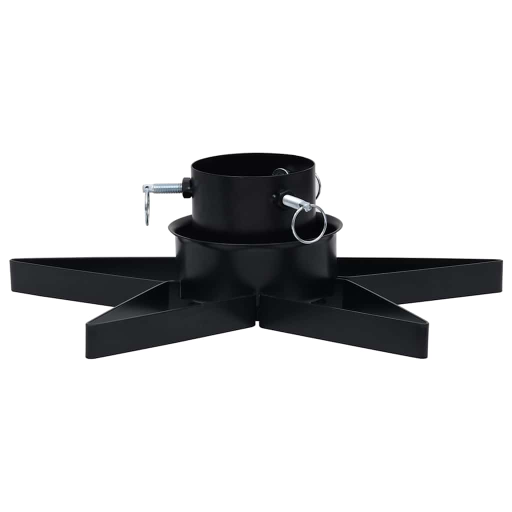 331315 vidaXL Christmas Tree Stand Black 47x47x13,5 cm