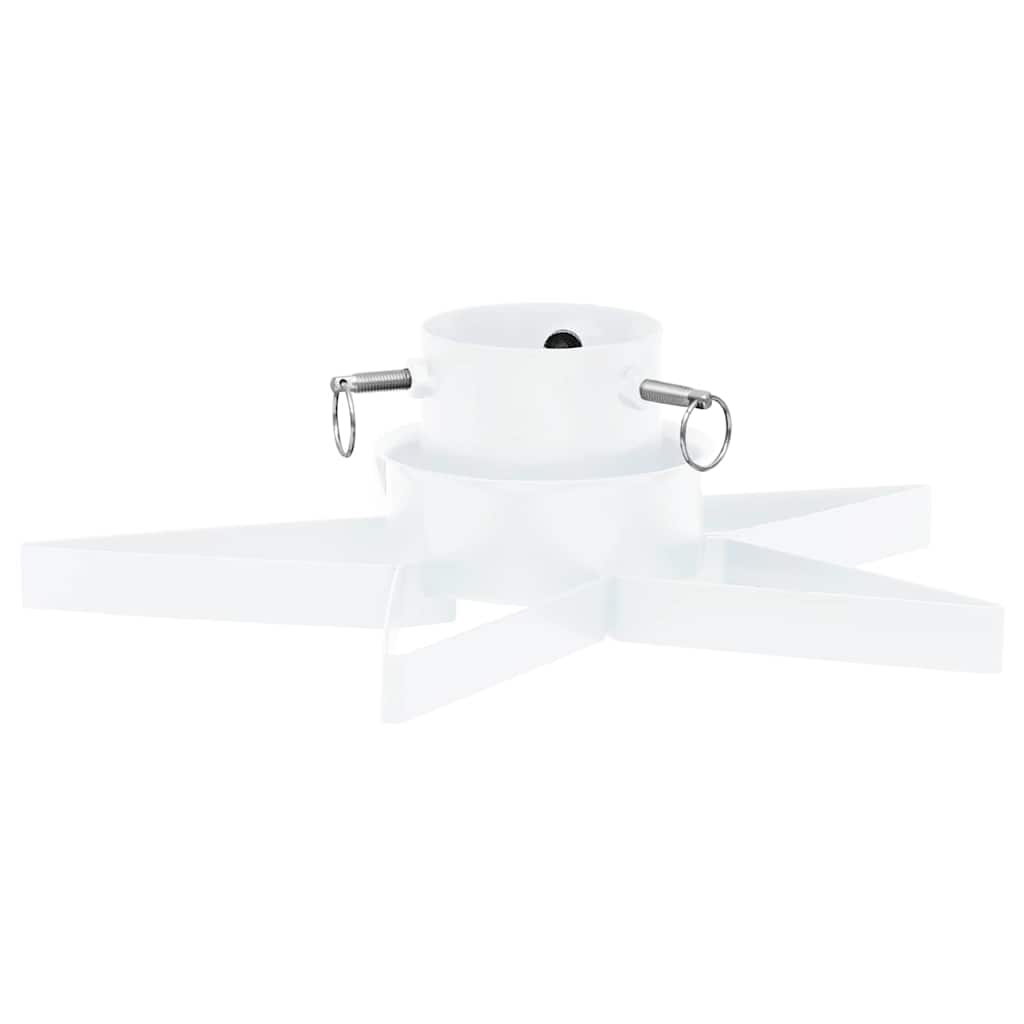331316 vidaXL Christmas Tree Stand White 47x47x13,5 cm