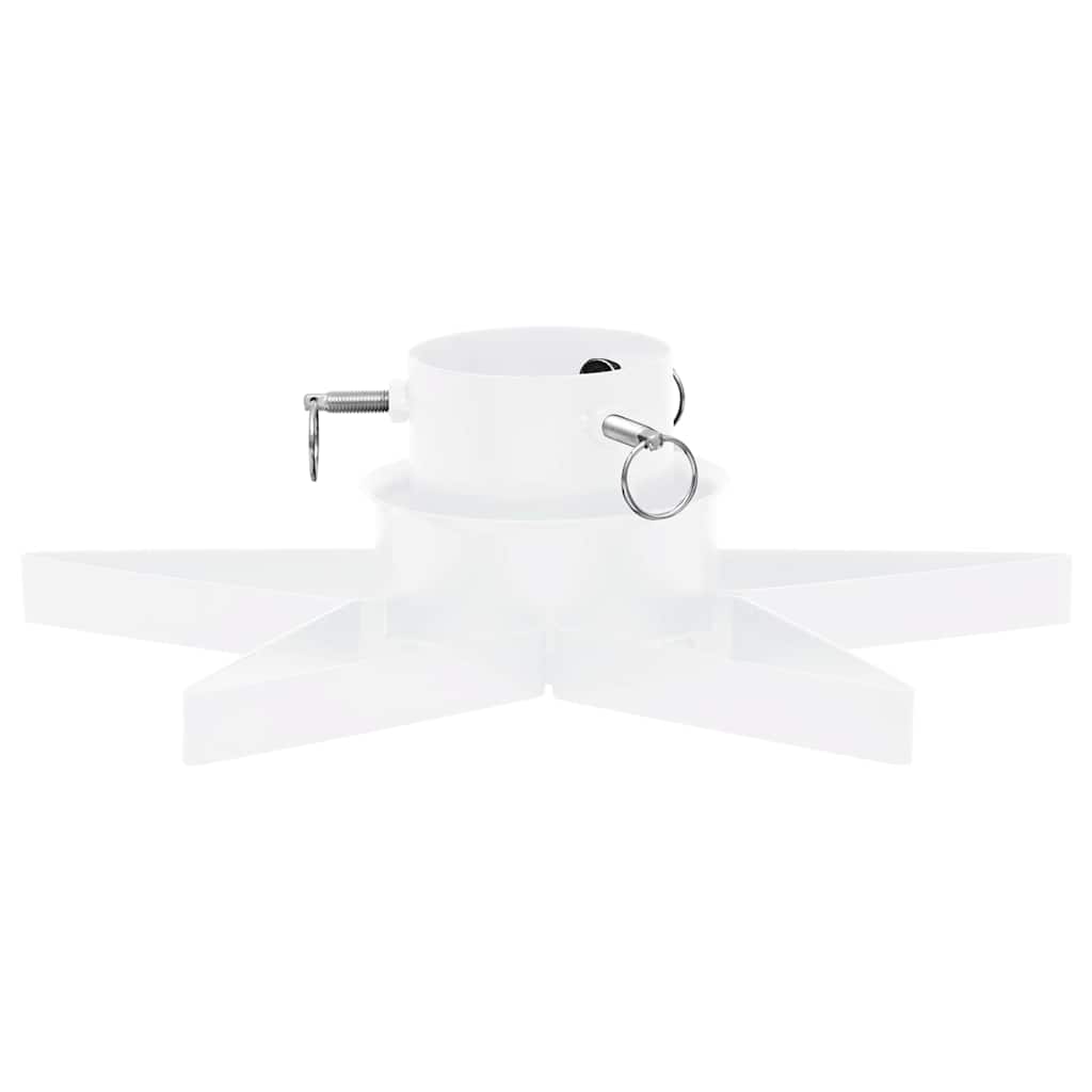 331316 vidaXL Christmas Tree Stand White 47x47x13,5 cm