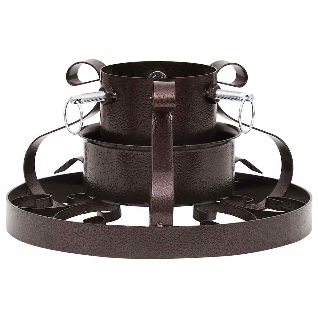 331321 vidaXL Christmas Tree Stand Antique Copper 29x29x15,5 cm
