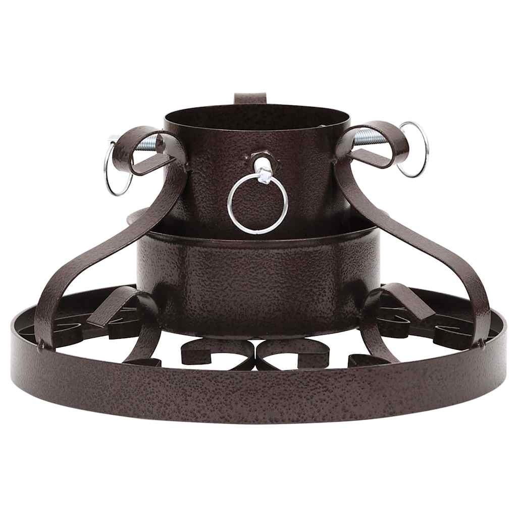331321 vidaXL Christmas Tree Stand Antique Copper 29x29x15,5 cm